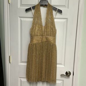 Gold Cocktail Dress